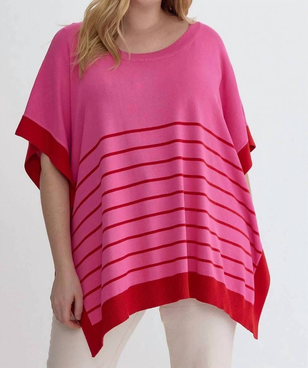 NEW ENTRO sheila top in pink